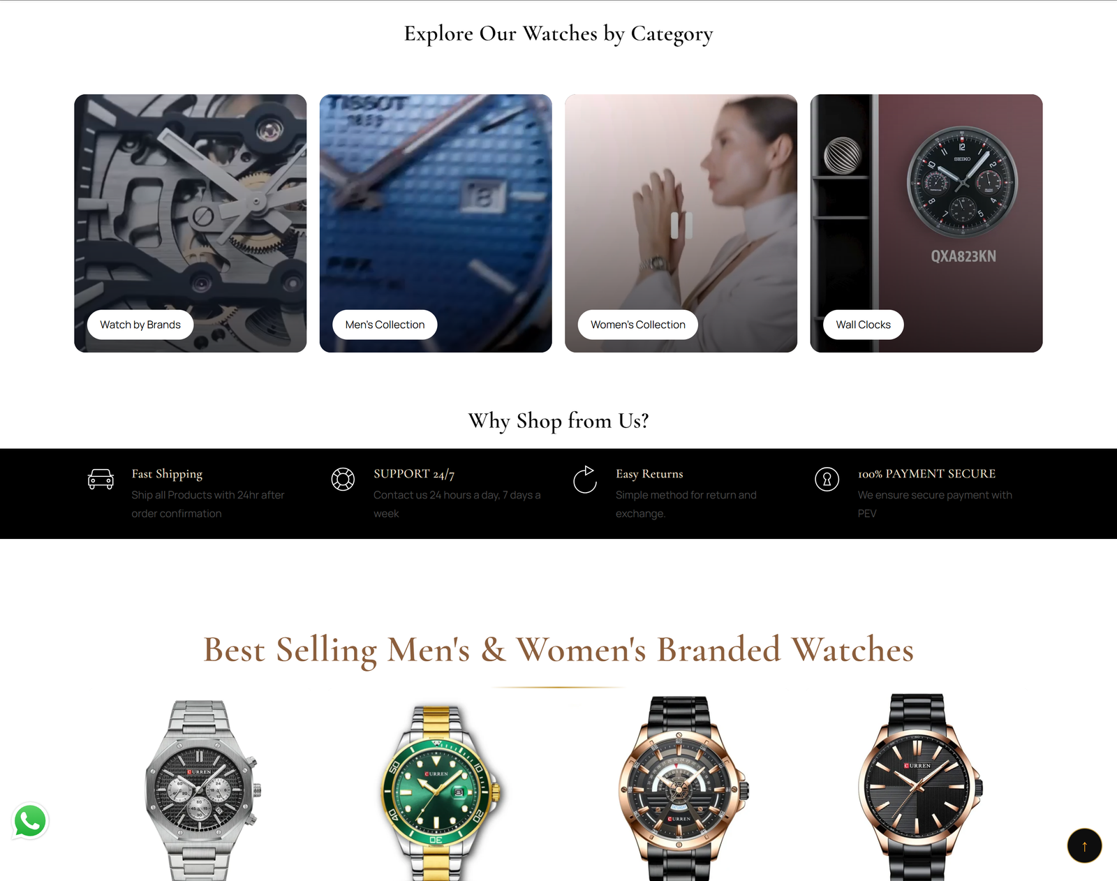 Rafiq Watch — E-Commerce Shopify Store